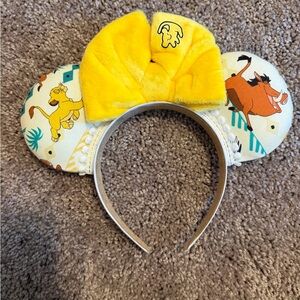 Yellow Lion King Ears Headband